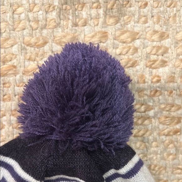 New Era Black and Purple Ravens Beanie-YOUTH - Picture 8 of 8